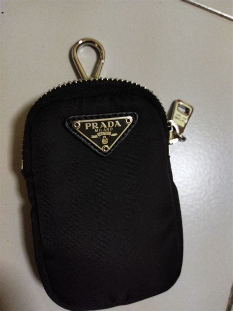 prada nylon coin pouch